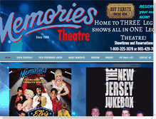 Tablet Screenshot of memoriestheatre.com